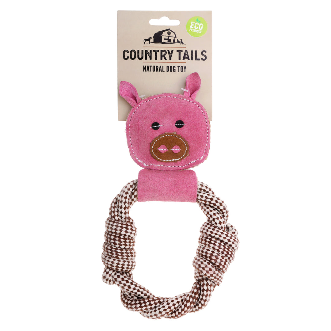 Country Tails Suede Dog Toy