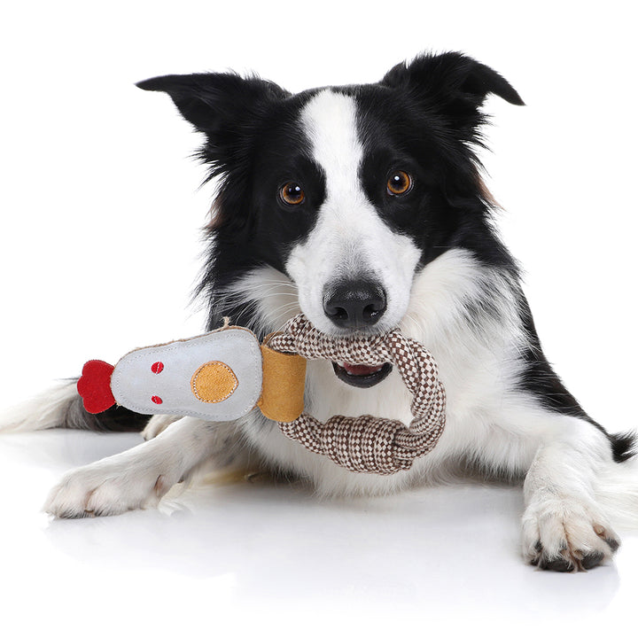 Country Tails Suede Dog Toy