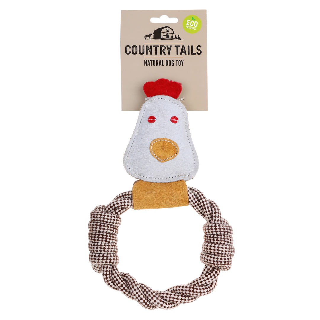 Country Tails Suede Dog Toy